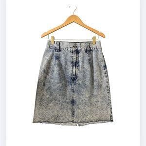 Vintage Denim Blue Women's Skirt